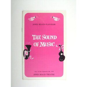 The Sound Of Music Jones Beach Playgram July 1970 Constance Towers King Hewitt